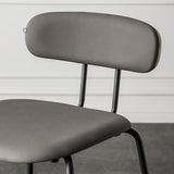 Gambe di ferro industriali sgabelli da bar in pelle lombare sgabelli per soggiorno