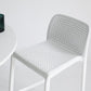 Modern Plastic Footrest Bar Stool Low Back Coffee Shop Counter & Bar Stool