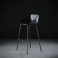 Scandinavian Metal Plastic Counter Stools Low Back Bar Stool with Footrest