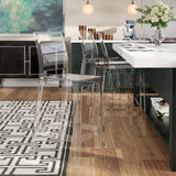 Modern Style Plastic Counter Stool Footrest Furniture in Matte Finish for Indoor Clearhalo 'Bar Furniture' 'Bar Stools' 'bar_stools' 'furn' 'furn_bar_stools' 'Furniture' 'Kitchen & Dining Furniture' 6096272