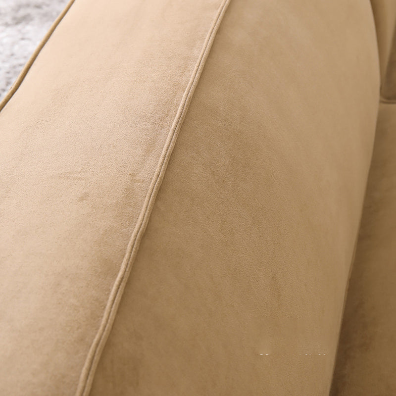 Contemporary Recessed Arm Sofa Tight Back Standard Sofa for Living Room