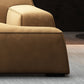 Contemporary Recessed Arm Sofa Tight Back Standard Sofa for Living Room