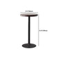Round Pedestal Bar Height Table Contemporary Bar Table for Small Places Clearhalo 'Bar Furniture' 'Bar Tables' 'bar_tables' 'furn' 'furn_bar_tables' 'Furniture' 'Kitchen & Dining Furniture' 6096585