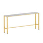 Glam Pub Tafel Bar Hoogte Rechthoek Bartafel met wit stenen blad