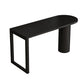 Contemporary Pub Table Free Form Solid Wood Bar Table for Small Places