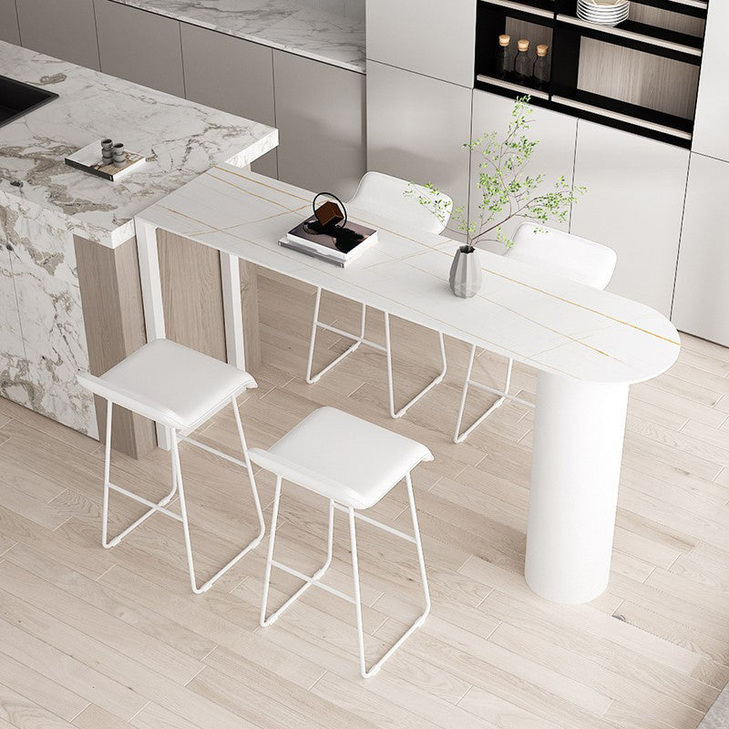 Moderne bartafel van gesinterd steen, eettafel voor keuken, woonkamer, koffiekamer