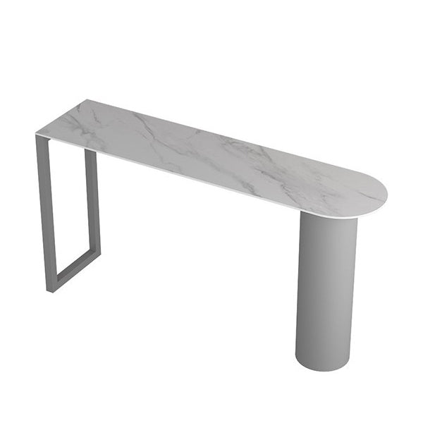 Moderne bartafel van gesinterd steen, eettafel voor keuken, woonkamer, koffiekamer
