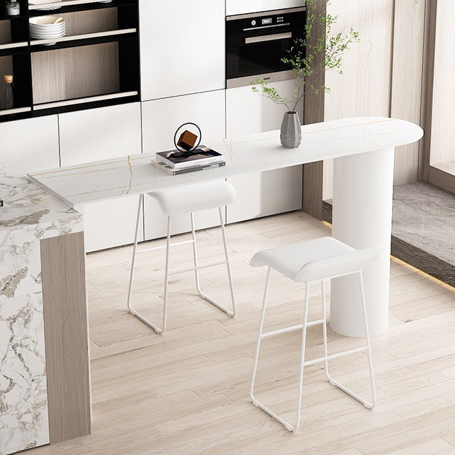 Moderne bartafel van gesinterd steen, eettafel voor keuken, woonkamer, koffiekamer