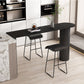 Moderne bartafel van gesinterd steen, eettafel voor keuken, woonkamer, koffiekamer