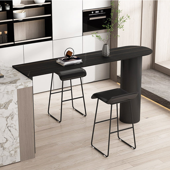 Moderne bartafel van gesinterd steen, eettafel voor keuken, woonkamer, koffiekamer