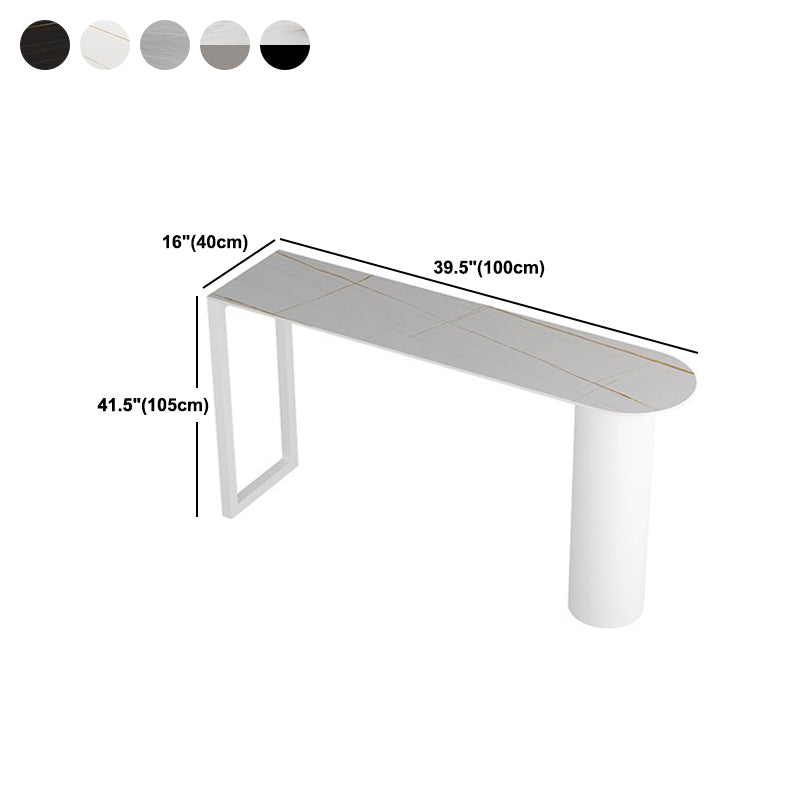 Moderne bartafel van gesinterd steen, eettafel voor keuken, woonkamer, koffiekamer