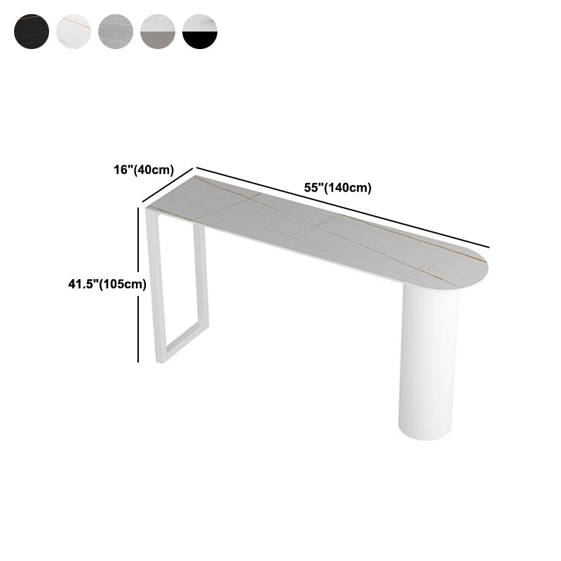 Moderne bartafel van gesinterd steen, eettafel voor keuken, woonkamer, koffiekamer