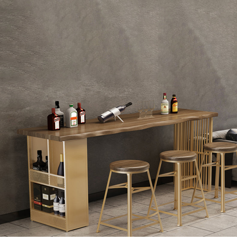 Tavolo da pranzo in legno in legno massiccio rettangolo tavolo da pranzo contemporanea con base di stoccaggio