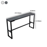 Tavolo da barre di pietra sinterizzato moderno tavolo da pranzo rettangolo per soggiorno da cucina sala caffè