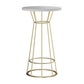 Solid Wood Bar Table Round Dining Table - 23.6" L X 23.6" W X 41.3" H Clearhalo 'Bar Furniture' 'Bar Tables' 'bar_tables' 'furn' 'furn_bar_tables' 'Furniture' 'Kitchen & Dining Furniture' 6097089