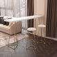 Traditional Luxury Dining Table Solid Wood Bar Table Rectangle Bar Table 70.9"L x 15.7"W x 41.3"H White Without Chairs Clearhalo 'Bar Furniture' 'Bar Tables' 'bar_tables' 'furn' 'furn_bar_tables' 'Furniture' 'Kitchen & Dining Furniture' 6097331