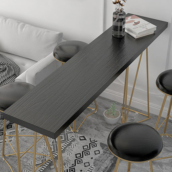 Traditional Luxury Dining Table Solid Wood Bar Table Rectangle Bar Table Clearhalo 'Bar Furniture' 'Bar Tables' 'bar_tables' 'furn' 'furn_bar_tables' 'Furniture' 'Kitchen & Dining Furniture' 6097336