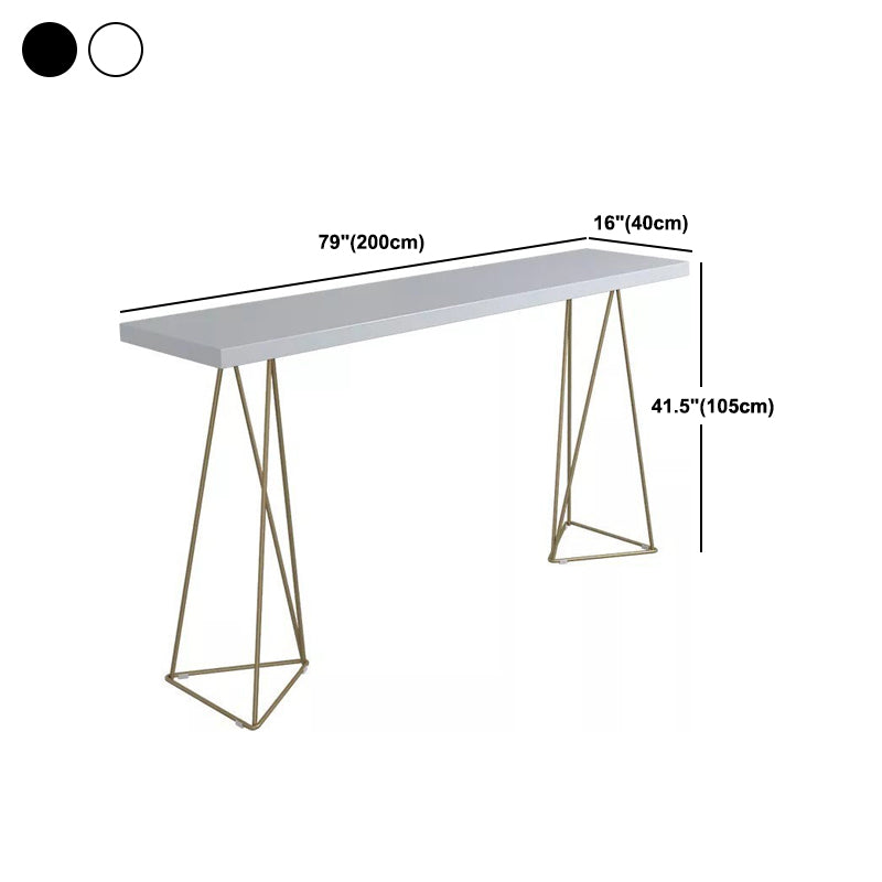 Traditional Luxury Dining Table Solid Wood Bar Table Rectangle Bar Table Clearhalo 'Bar Furniture' 'Bar Tables' 'bar_tables' 'furn' 'furn_bar_tables' 'Furniture' 'Kitchen & Dining Furniture' 6097346
