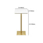 Mesa de pub de mármol sintético, mesa de bar de cócteles en blanco glamuroso con pedestal de metal