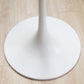 Contemporary Round Bar Stool Table Faux Marble and Stone Bar Table for Small Places