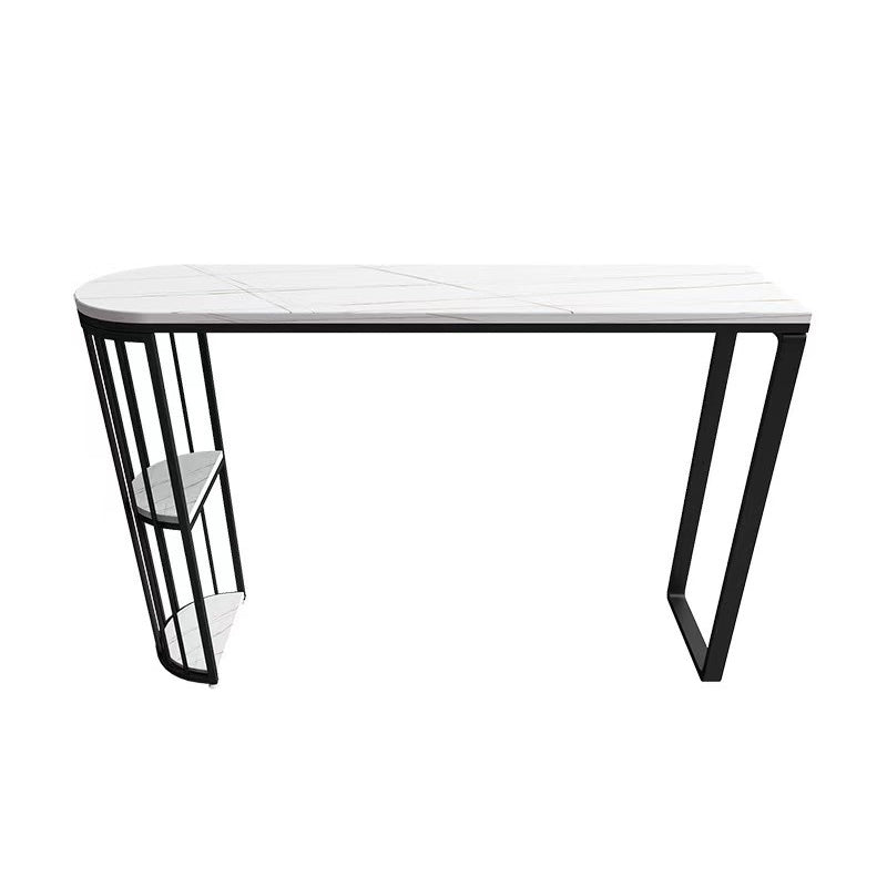 Glam Pub Table Specialty Double Pedestal Bar Table for Indoor Clearhalo 'Bar Furniture' 'Bar Tables' 'bar_tables' 'furn' 'furn_bar_tables' 'Furniture' 'Kitchen & Dining Furniture' 6097444