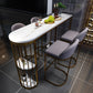 Glam Pub Table Specialty Double Pedestal Bar Table for Indoor Clearhalo 'Bar Furniture' 'Bar Tables' 'bar_tables' 'furn' 'furn_bar_tables' 'Furniture' 'Kitchen & Dining Furniture' 6097449