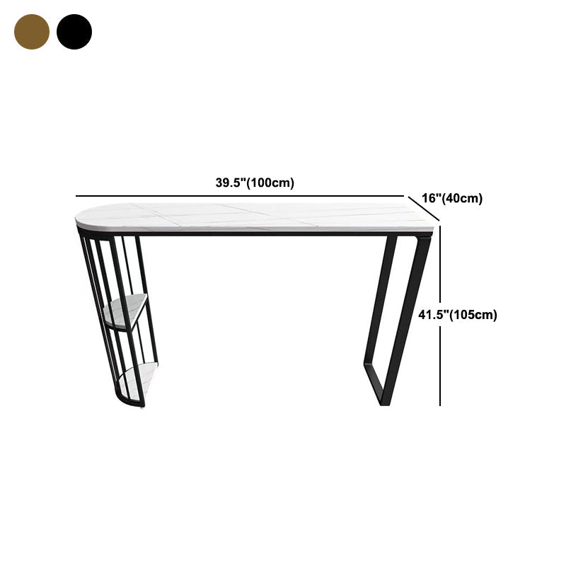 Glam Pub Table Specialty Double Pedestal Bar Table for Indoor Clearhalo 'Bar Furniture' 'Bar Tables' 'bar_tables' 'furn' 'furn_bar_tables' 'Furniture' 'Kitchen & Dining Furniture' 6097450
