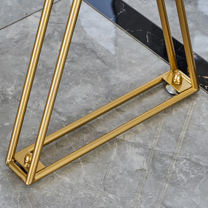 Traditional Luxury Solid Wood Table Gold and Metal Base Bar Table Clearhalo 'Bar Furniture' 'Bar Tables' 'bar_tables' 'furn' 'furn_bar_tables' 'Furniture' 'Kitchen & Dining Furniture' 6097463