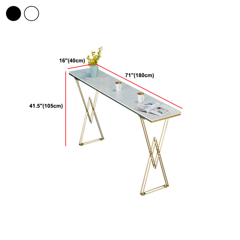 Traditional Luxury Solid Wood Table Gold and Metal Base Bar Table Clearhalo 'Bar Furniture' 'Bar Tables' 'bar_tables' 'furn' 'furn_bar_tables' 'Furniture' 'Kitchen & Dining Furniture' 6097473