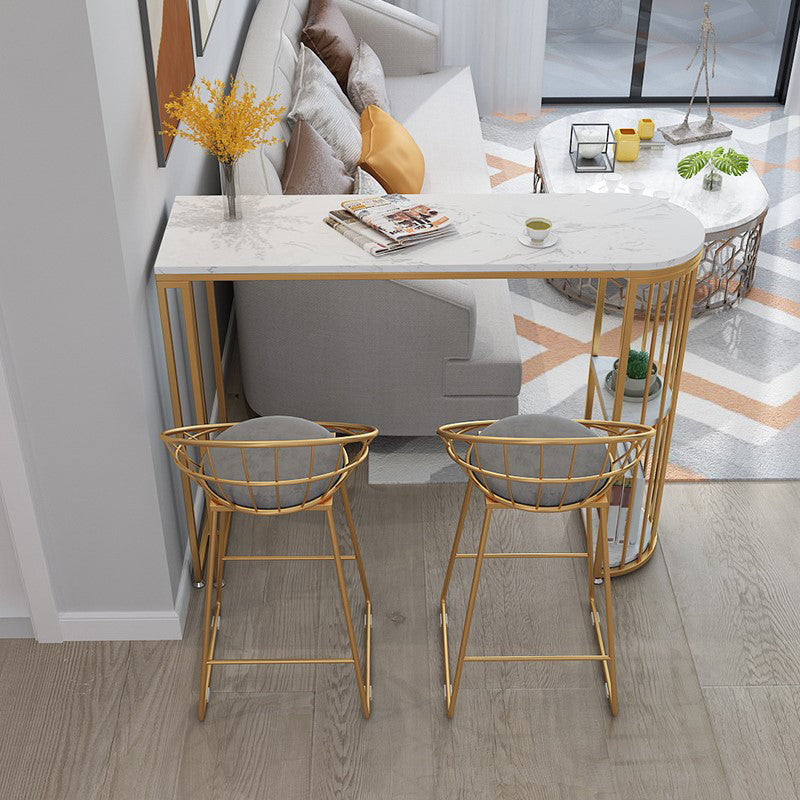 Glam Pub Table Tavolo da bar speciale con doppio piedistallo per uso interno