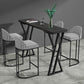 Rectangle Sintered Stone Bar Table Modern Dining Table for Kitchen Living Room Clearhalo 'Bar Furniture' 'Bar Tables' 'bar_tables' 'furn' 'furn_bar_tables' 'Furniture' 'Kitchen & Dining Furniture' 6097559