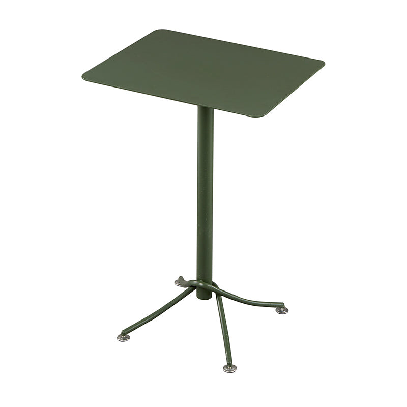 Tavolo da barra a barre a barre interno in metallo con piedistallo con piedistallo