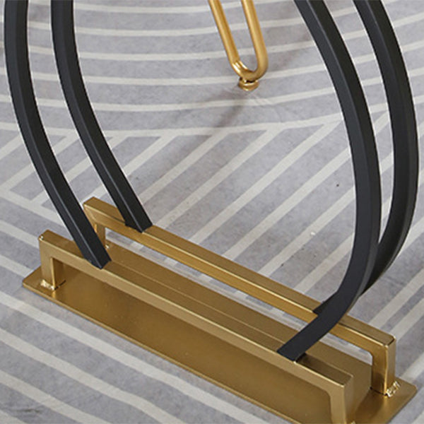 Rectangle Sintered Stone Dining Table Black and Metal Base Bar Table Clearhalo 'Bar Furniture' 'Bar Tables' 'bar_tables' 'furn' 'furn_bar_tables' 'Furniture' 'Kitchen & Dining Furniture' 6097683