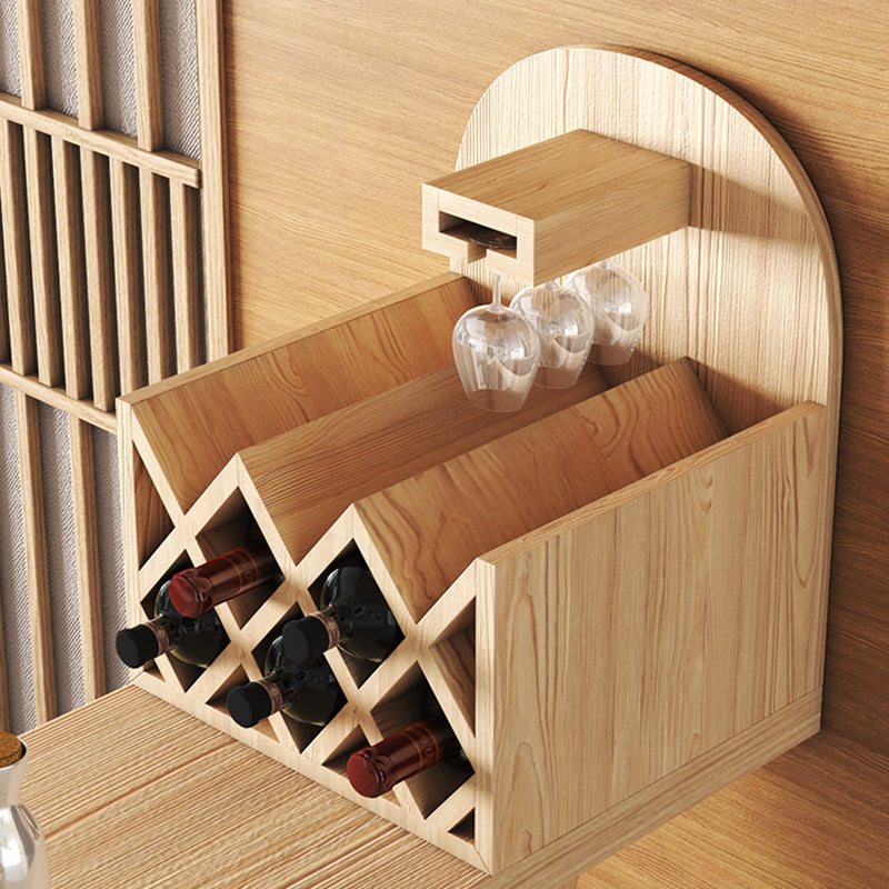 Contemporary Pub Table Specialty Solid Wood Bar Table in Natural