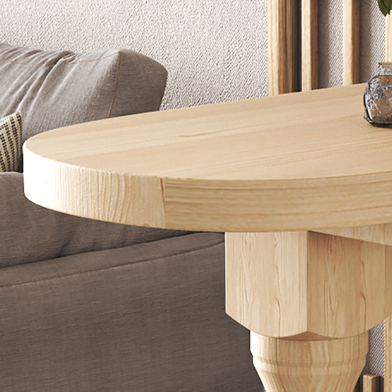 Contemporary Pub Table Specialty Solid Wood Bar Table in Natural