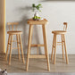 Industrial Natural Bar Table Solid Wood Bar Height Table with Trestle Base Clearhalo 'Bar Furniture' 'Bar Tables' 'bar_tables' 'furn' 'furn_bar_tables' 'Furniture' 'Kitchen & Dining Furniture' 6098301