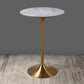 41.3"H Bar Dining Table Pedestal Sintered Stone Bar Height Cocktail Table Grey Round Clearhalo 'Bar Furniture' 'Bar Tables' 'bar_tables' 'furn' 'furn_bar_tables' 'Furniture' 'Kitchen & Dining Furniture' 6098354