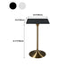 41.3"H Bar Dining Table Pedestal Sintered Stone Bar Height Cocktail Table Clearhalo 'Bar Furniture' 'Bar Tables' 'bar_tables' 'furn' 'furn_bar_tables' 'Furniture' 'Kitchen & Dining Furniture' 6098372