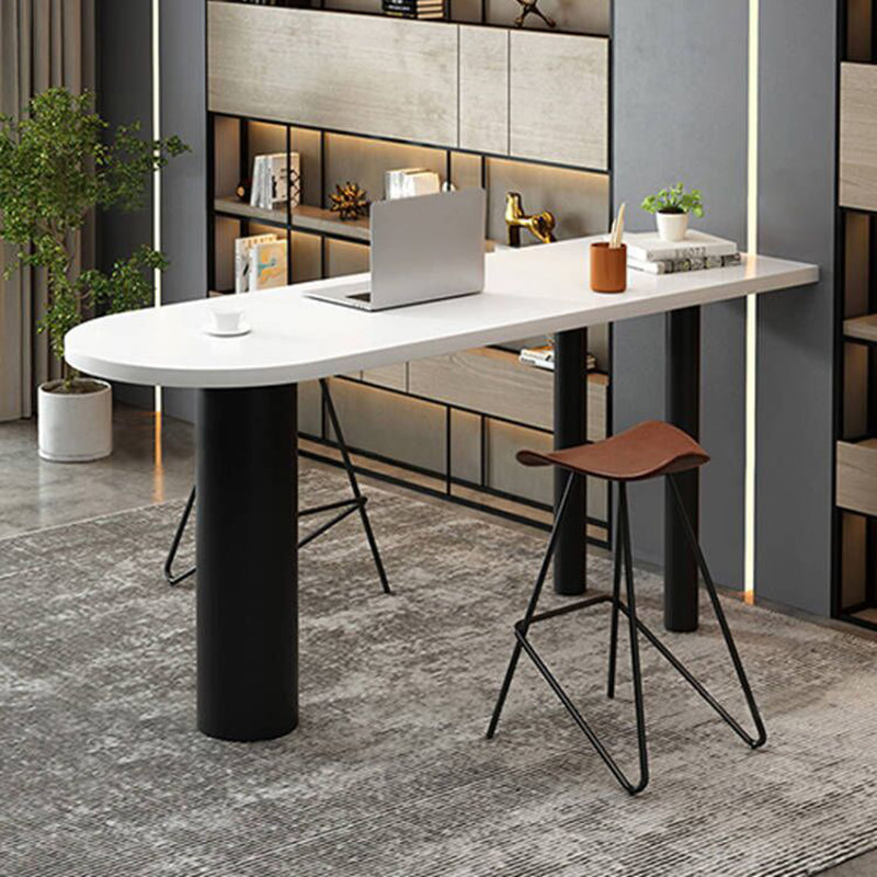 Table de bar industrielle en métal et bois Table de hauteur de bar d'intérieur