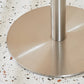 Table de salle à manger ronde en acier inoxydable, table de bar sur pied extérieur-intérieur