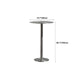 Table de salle à manger ronde en acier inoxydable, table de bar sur pied extérieur-intérieur