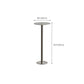 Industrial Pedestal Bar Table 43.3"H Metal Bistro Bar Desk in Silver