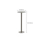 Industrial Pedestal Bar Table 43.3"H Metal Bistro Bar Desk in Silver