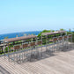 Industrial Metal and Wood Bar Table Outdoor Rectangle Bar Table with Trestle Base Clearhalo 'Bar Furniture' 'Bar Tables' 'bar_tables' 'furn' 'furn_bar_tables' 'Furniture' 'Kitchen & Dining Furniture' 6098579