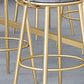 Rectangle Sintered Stone Bar Table Trestle Base Dining Table for Kitchen Living Room