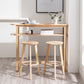 Industrial Solid Wood Bar Table Trestle Base Bar Table for Dining Room Natural Free Form 1 Clearhalo 'Bar Furniture' 'Bar Tables' 'bar_tables' 'furn' 'furn_bar_tables' 'Furniture' 'Kitchen & Dining Furniture' 6098675