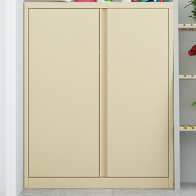 Armoire à accent moderne armoire de rangement beige avec résistant à l'eau