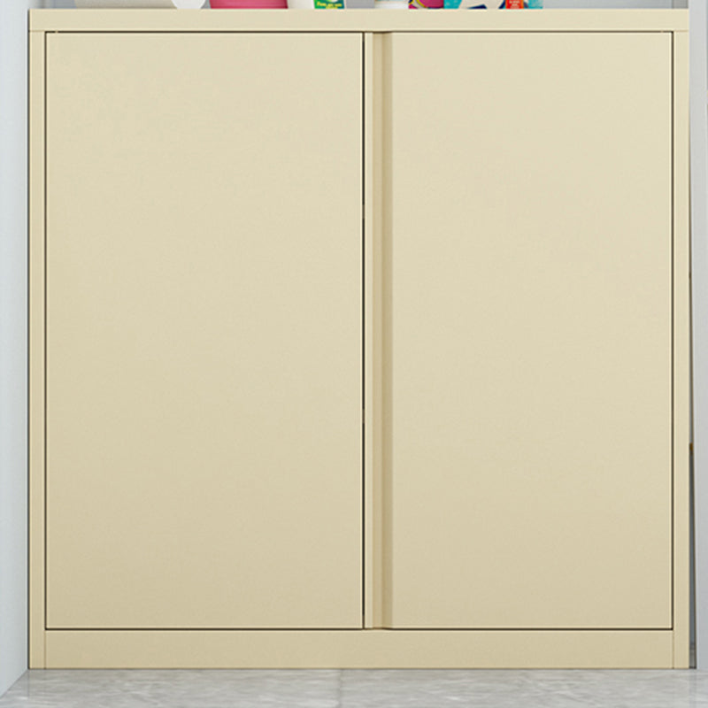 Armoire à accent moderne armoire de rangement beige avec résistant à l'eau