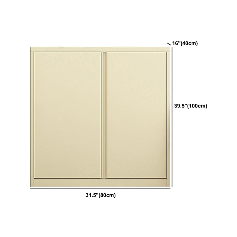 Armoire à accent moderne armoire de rangement beige avec résistant à l'eau