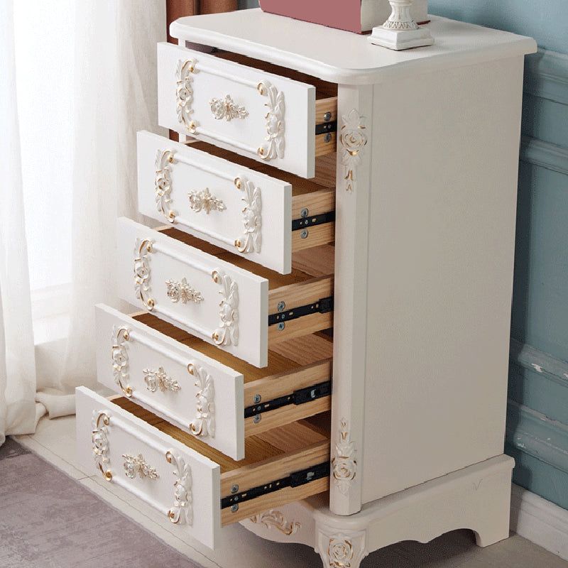 15.74" Wide Accent Chest Modern White Rectangle Chest with Drawers Clearhalo 'Cabinets & Chests' 'cabinets_chests' 'furn' 'furn_cabinets_chests' 'Furniture' 'Living Room Furniture' 6098828